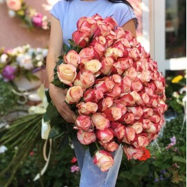 роза 75 шт 50 см