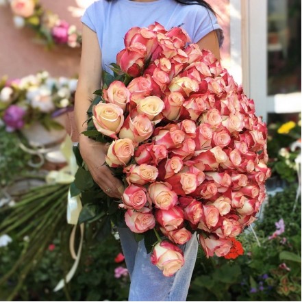 роза 75 шт 50 см