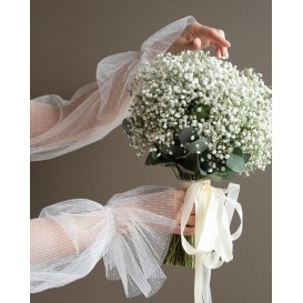 Букет из белой гипсофилы